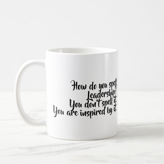 Leadership Inspiration Mug (Left)