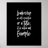 leadership is example