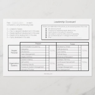 Leadership Scorecard Flyer