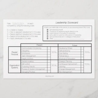 Leadership Scorecard Flyer