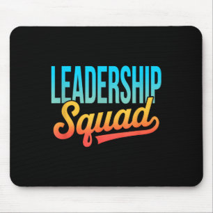 Leadership Squad Team Leader Management Motivation Mouse Pad