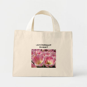 Leadership Summit tote bags Pink Tulip Flowers