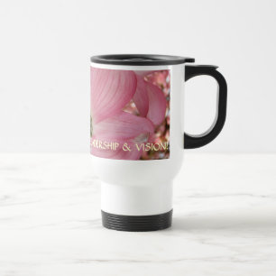 LEADERSHIP & VISION Coffee Travel Mug Office Gift