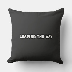 Leading The Way Visionary Leader Innovation Progre Cushion