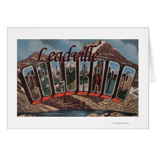 Leadville, Colorado - Large Letter Scenes