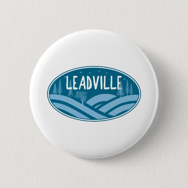 Leadville Colorado Outdoors 6 Cm Round Badge (Front)