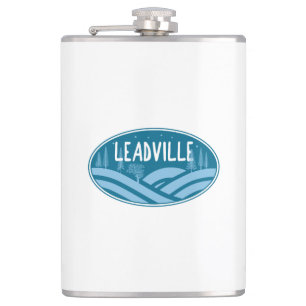 Leadville Colorado Outdoors Hip Flask