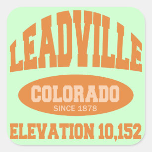 Leadville, Colorado Square Sticker