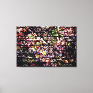 Leaf and Grapes in Acrylic Canvas Print