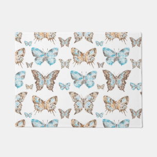 Leaf Art Butterfly Doormat