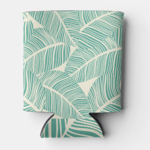 Leaf Art Deco: Luxury Vintage Wallpaper Can Cooler