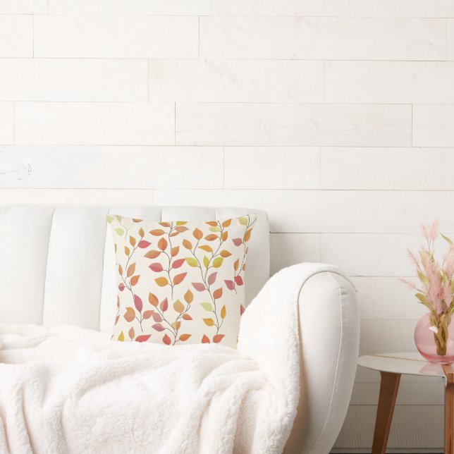 Leaf Autumn Colours Cushion (Couch)