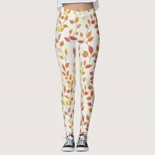 Leaf Autumn Colours Leggings