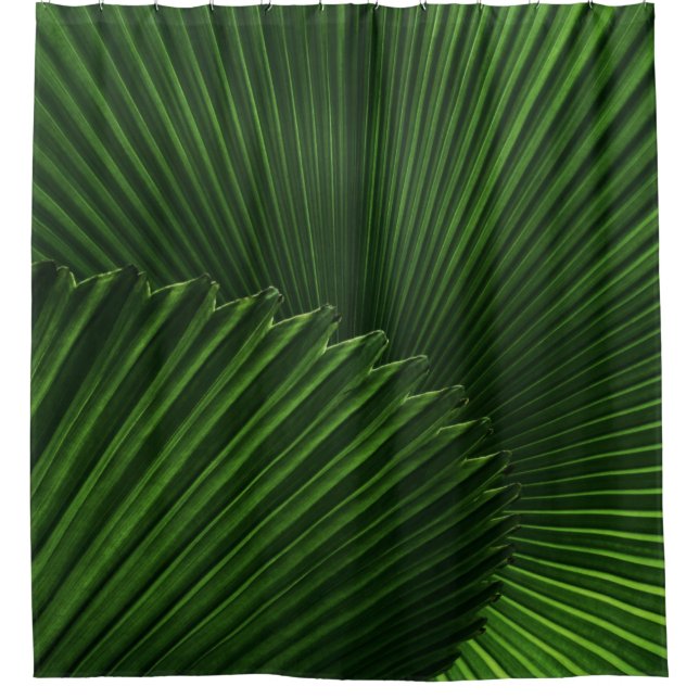 Leaf Background Shower Curtain (Front)