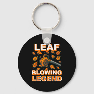 Leaf Blower Shirt Men Funny Lawn Care Leaf Blowing Key Ring
