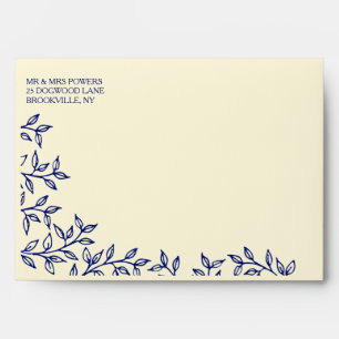 Leaf Border Envelopes