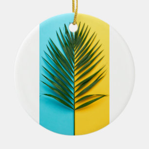leaf ceramic tree decoration