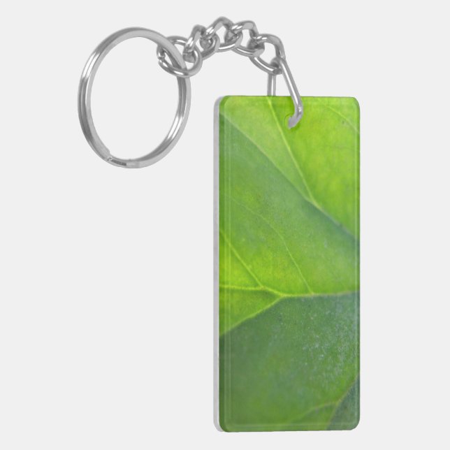 Leaf Closeup Key Ring (Front Left)