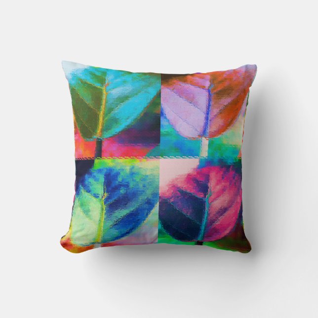 Leaf Colours Cushion (Front)