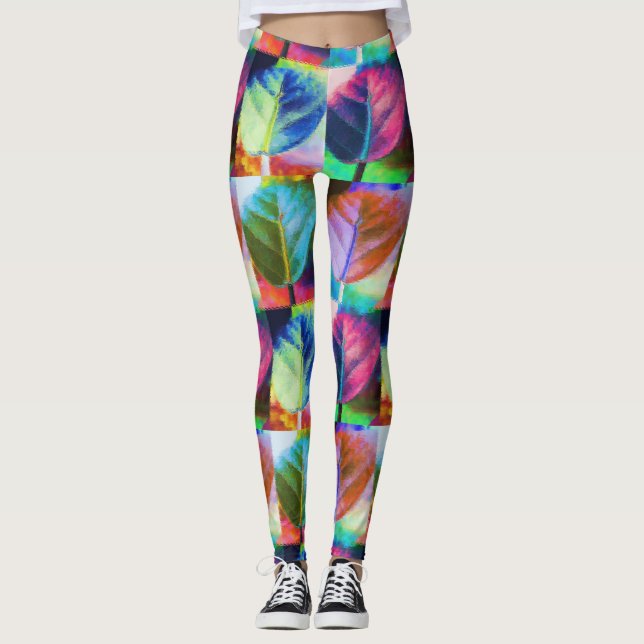 Leaf Colours Leggings (Front)