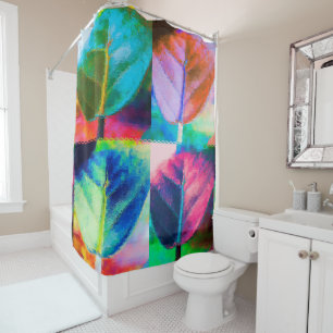 Leaf Colours Shower Curtain
