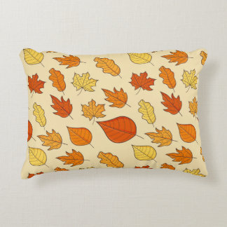 Leaf Concept: Autumn Symbol Pattern Decorative Cushion