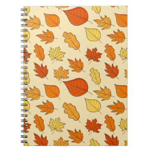 Leaf Concept: Autumn Symbol Pattern Notebook