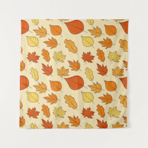 Leaf Concept: Autumn Symbol Pattern Tapestry
