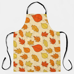 Leaf Concept Pattern. Leaf Fall and Autumn Symbol, Apron