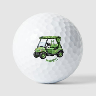 Leaf Custom Cart Clubs Monogram Personalised Nam Golf Balls