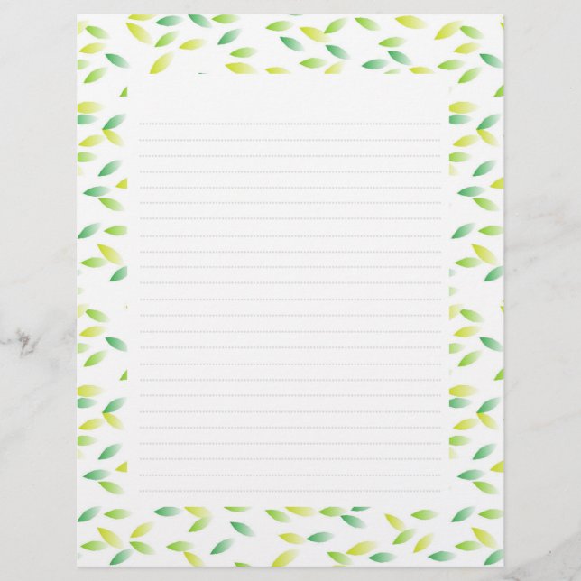 Leaf Custom Letterhead (Front)