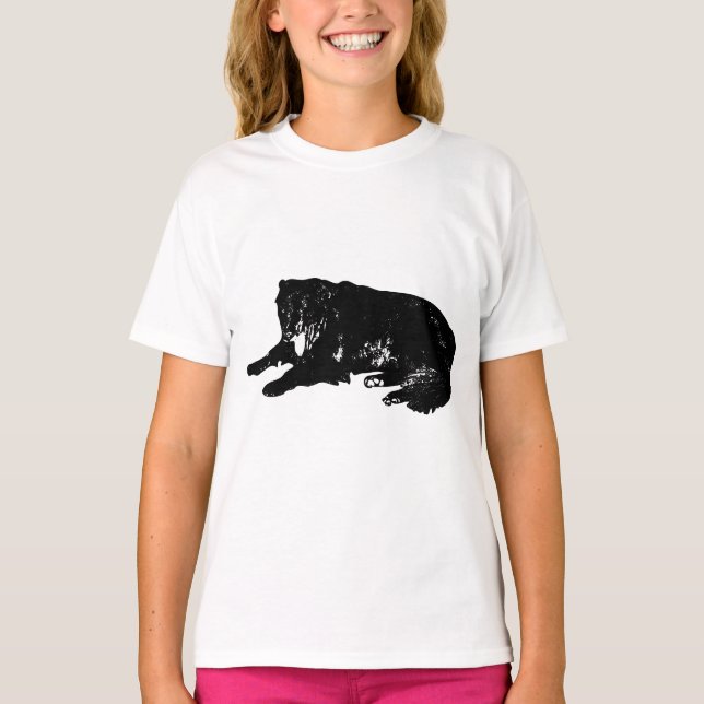 Leaf-Day Rest with a Friendly Gaze T-Shirt (Front)