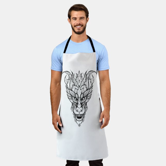 Leaf Dragon Apron (Worn)