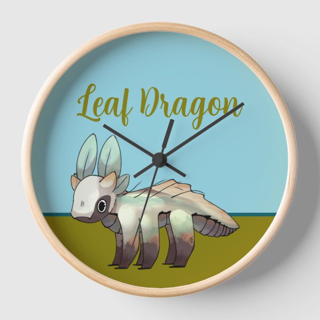 Leaf Dragon Clock (Front)