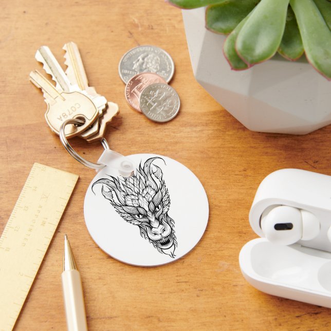 Leaf Dragon Key Ring (Desk)