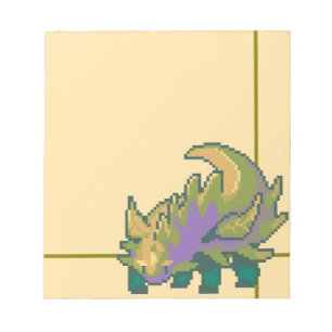 Leaf Dragon Pixel art Notepad