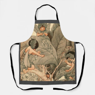Leaf Faeries Mending Leaves Apron