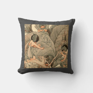 Leaf Faeries Mending Leaves Cushion
