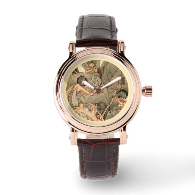 Leaf Faeries Mending Leaves Watch (Front)