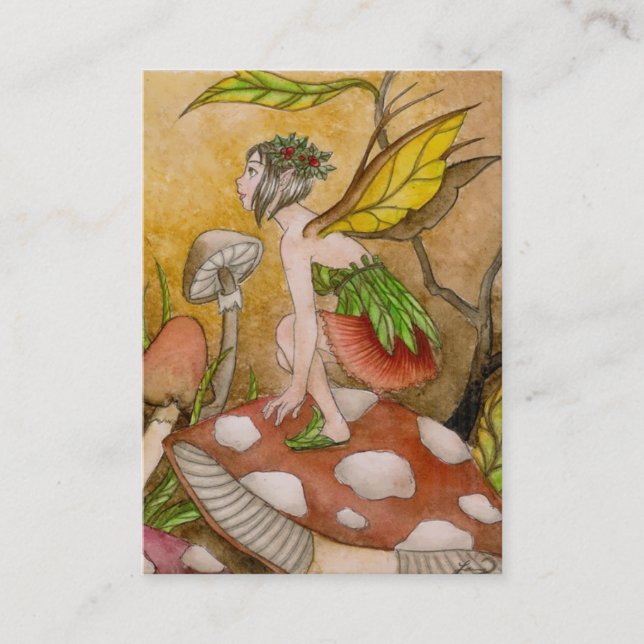 Leaf Fairy Business Card (Front)