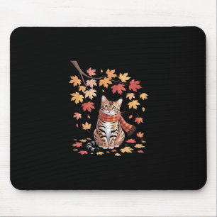 Leaf Fall Tree Hello Autumn Thanksgiving It’s Fall Mouse Pad