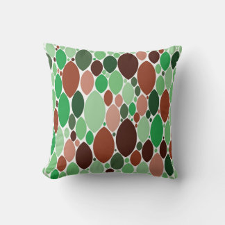leaf form pattern cushion