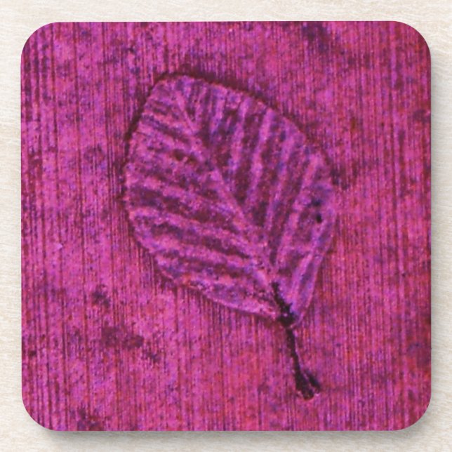 Leaf Fossil Coaster (Front)
