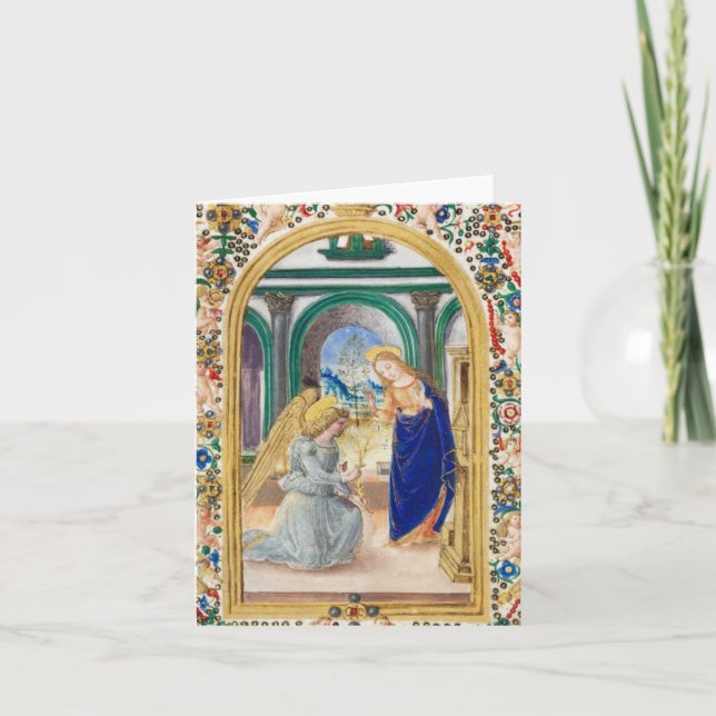 Leaf from a Book of Hours  Holiday card (Front)