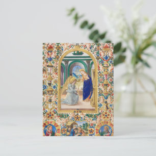 Leaf from a Book of Hours Holiday Postcard