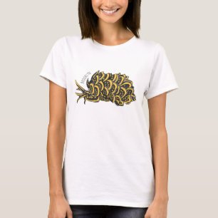 Leaf gilled sea slug cartoon illustration T-Shirt