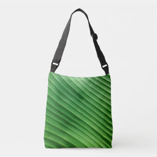 Leaf Green Diagonal Crossbody Bag