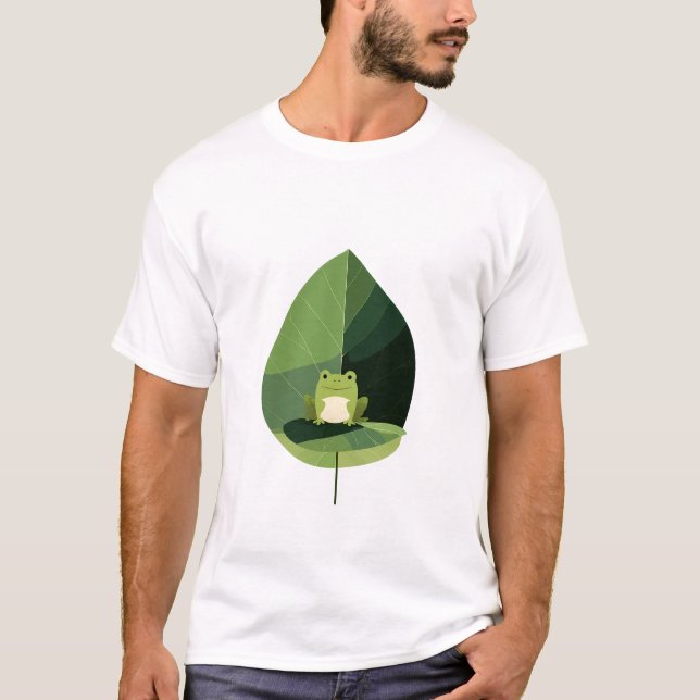 Leaf Guardian Frog T-Shirt (Front)