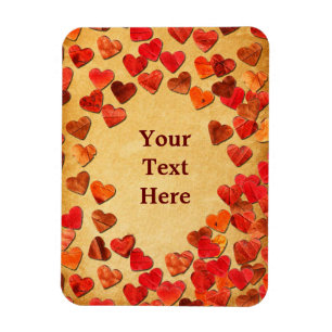 Leaf Hearts - Be My Valentine Magnet