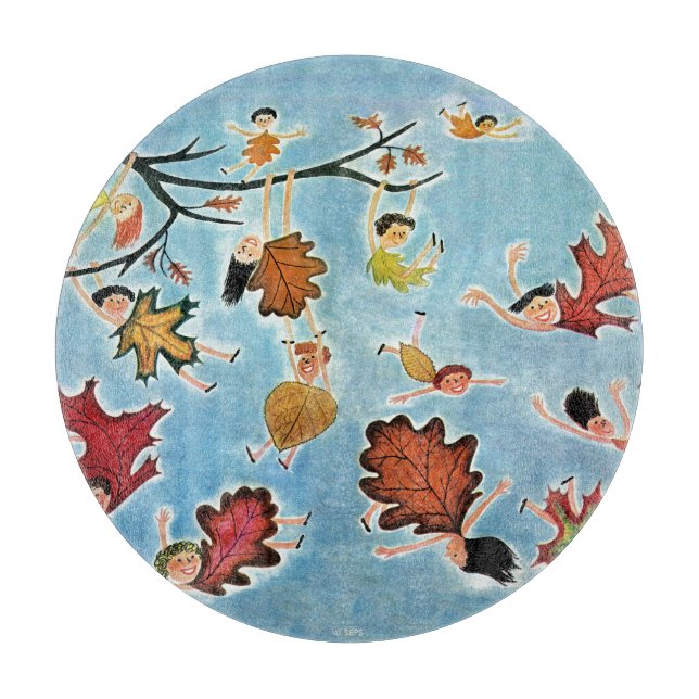 Leaf Kids Cutting Board (Front)